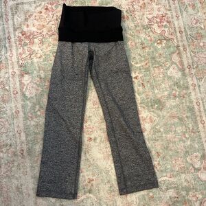 Lululemon Black and Gray Yoga Pants